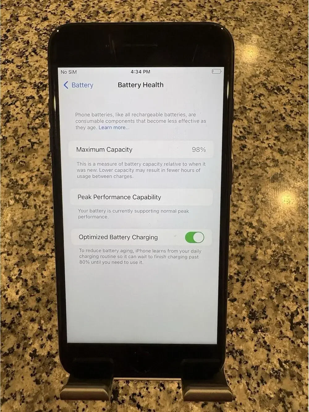 Apple iPhone 7 Plus - 32 GB - Black(Unlocked) Battery Health 98% L